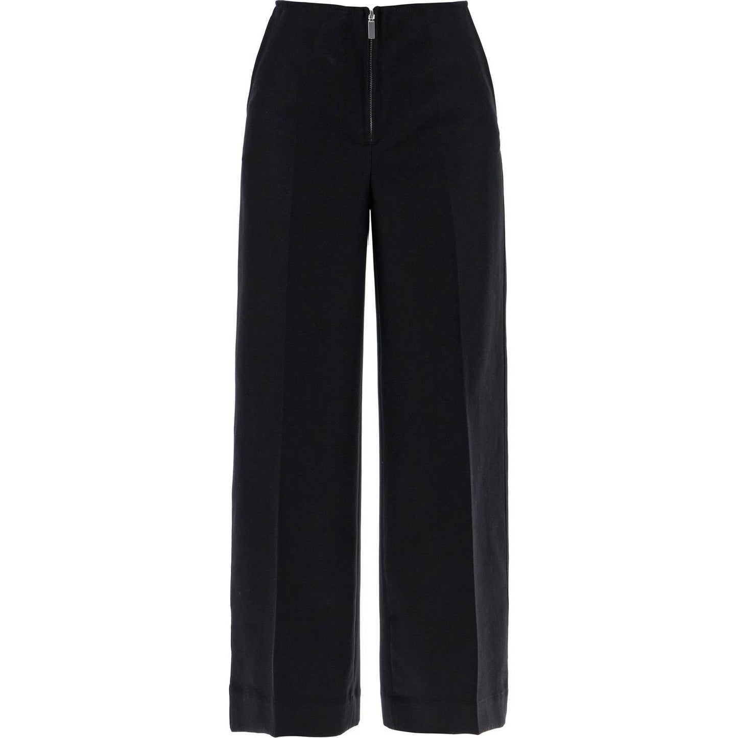 Toteme zip-front wide trousers Trousers Toteme