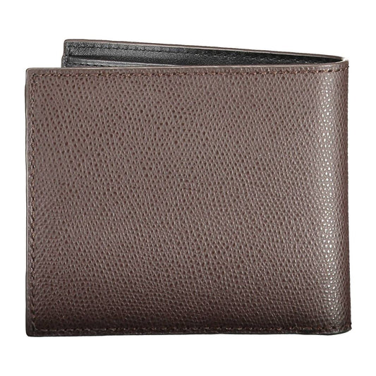 Tommy Hilfiger Brown Leather Men Wallet Tommy Hilfiger