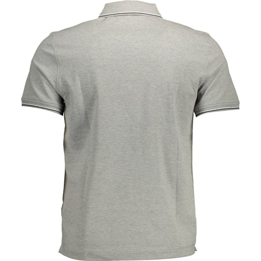 Harmont & Blaine Gray Cotton Men Polo Shirt Harmont & Blaine