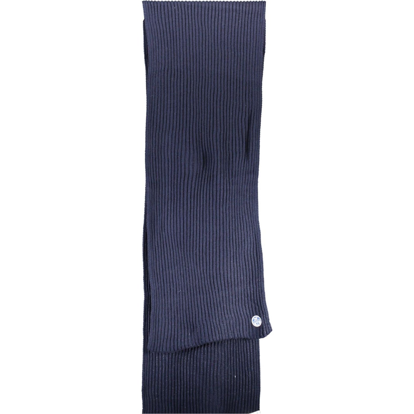 North Sails Blue Cotton Men Scarf North Sails