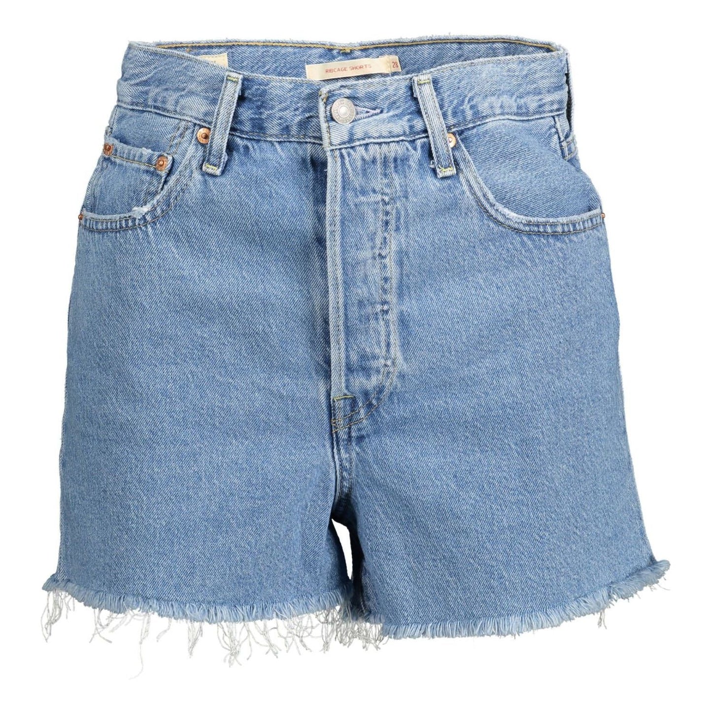 Levi's Light Blue Cotton Women Shorts Levi's