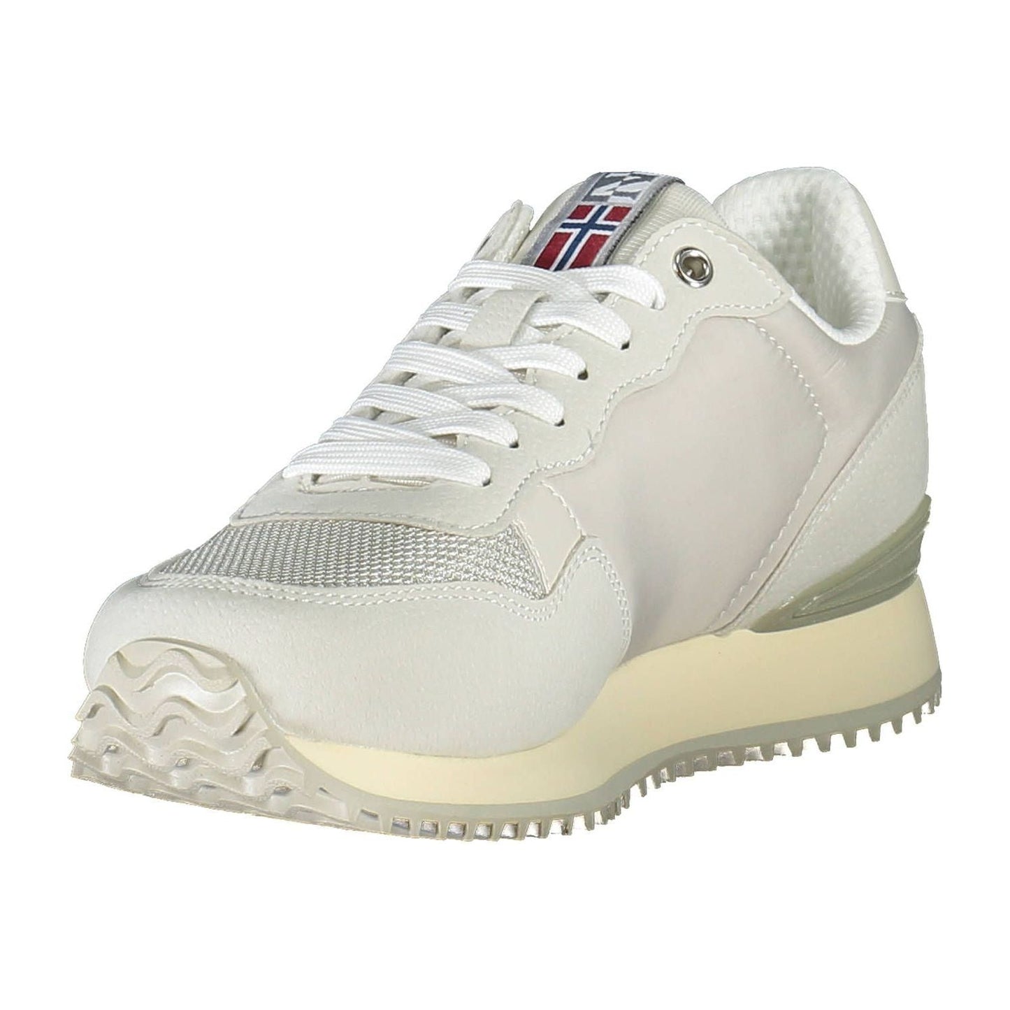 Napapijri Gray Polyester Women Sneaker Napapijri