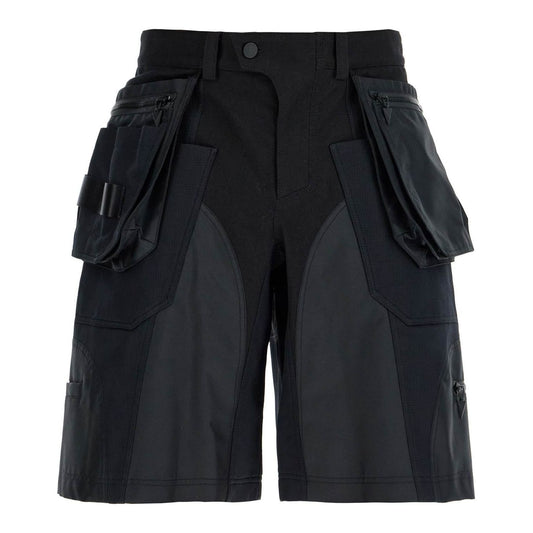 Mugler "bi-material cargo bermuda shorts Short trousers Mugler