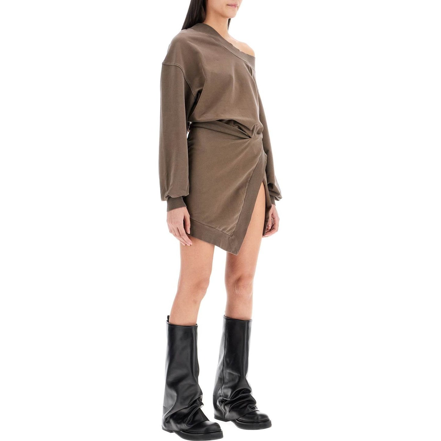 The Attico lightweight fleece mini dress Dresses The Attico