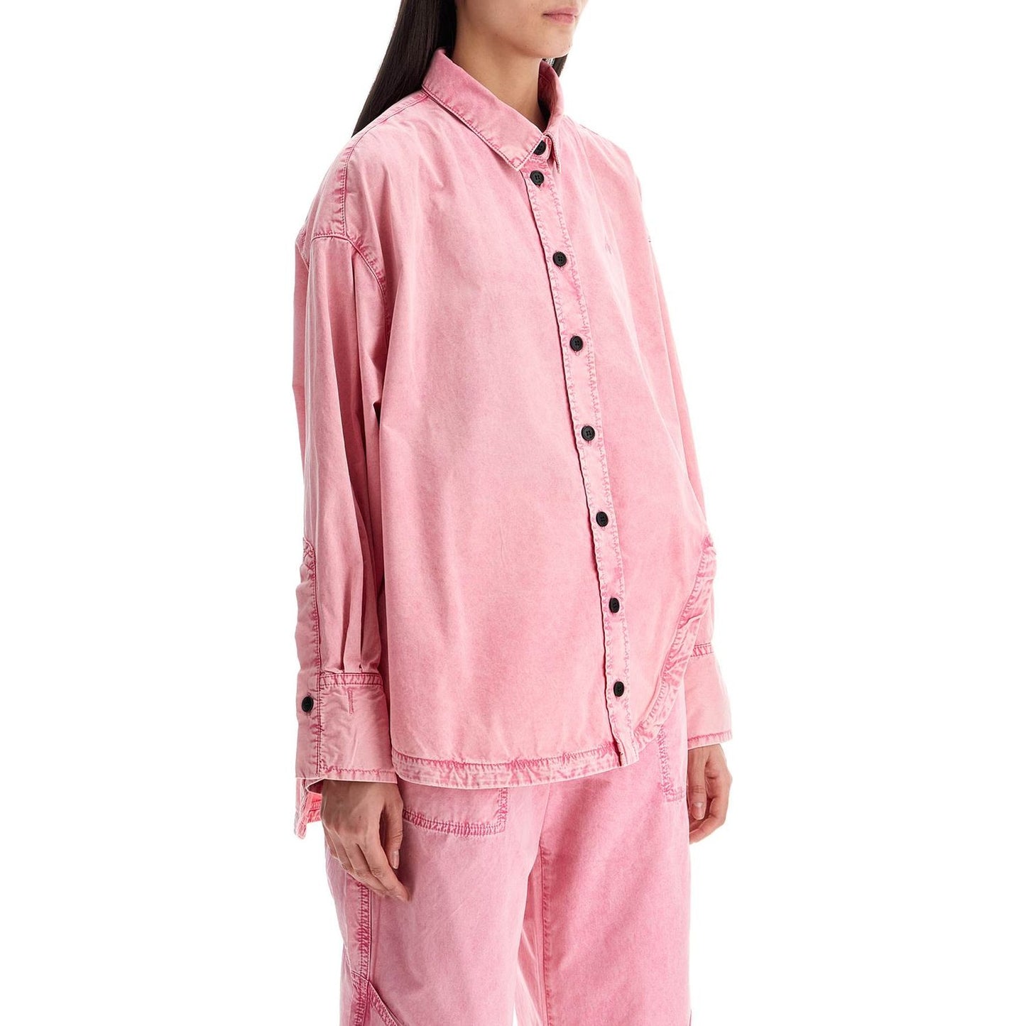 The Attico oversized pink shirt Topwear The Attico