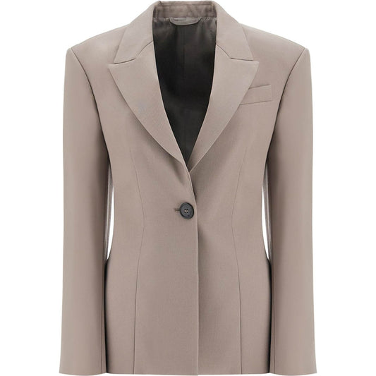 The Attico single-breasted wool blazer Jackets The Attico