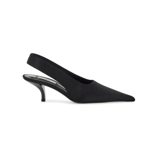 Toteme black satin slingbacks with stiletto heel Pumps Toteme