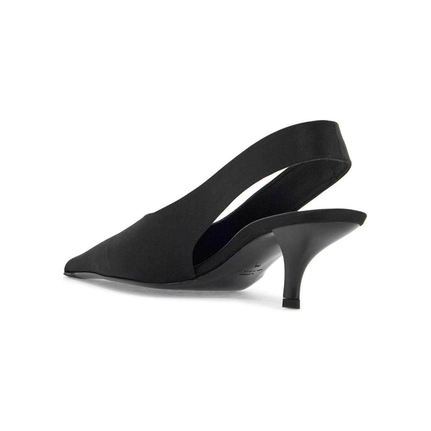 Toteme black satin slingbacks with stiletto heel Pumps Toteme