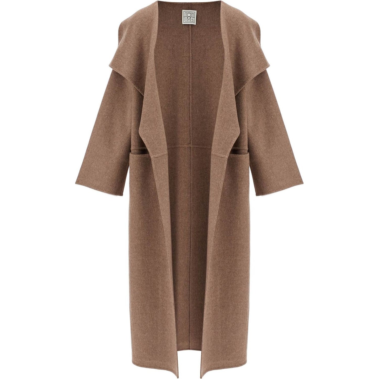 Toteme beige wool and cashmere kimono coat Jackets Toteme