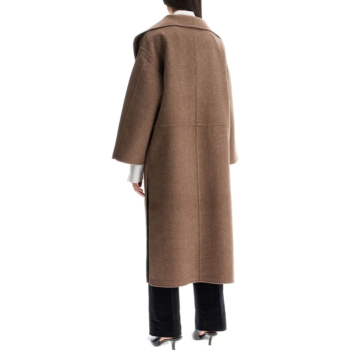 Toteme beige wool and cashmere kimono coat Jackets Toteme