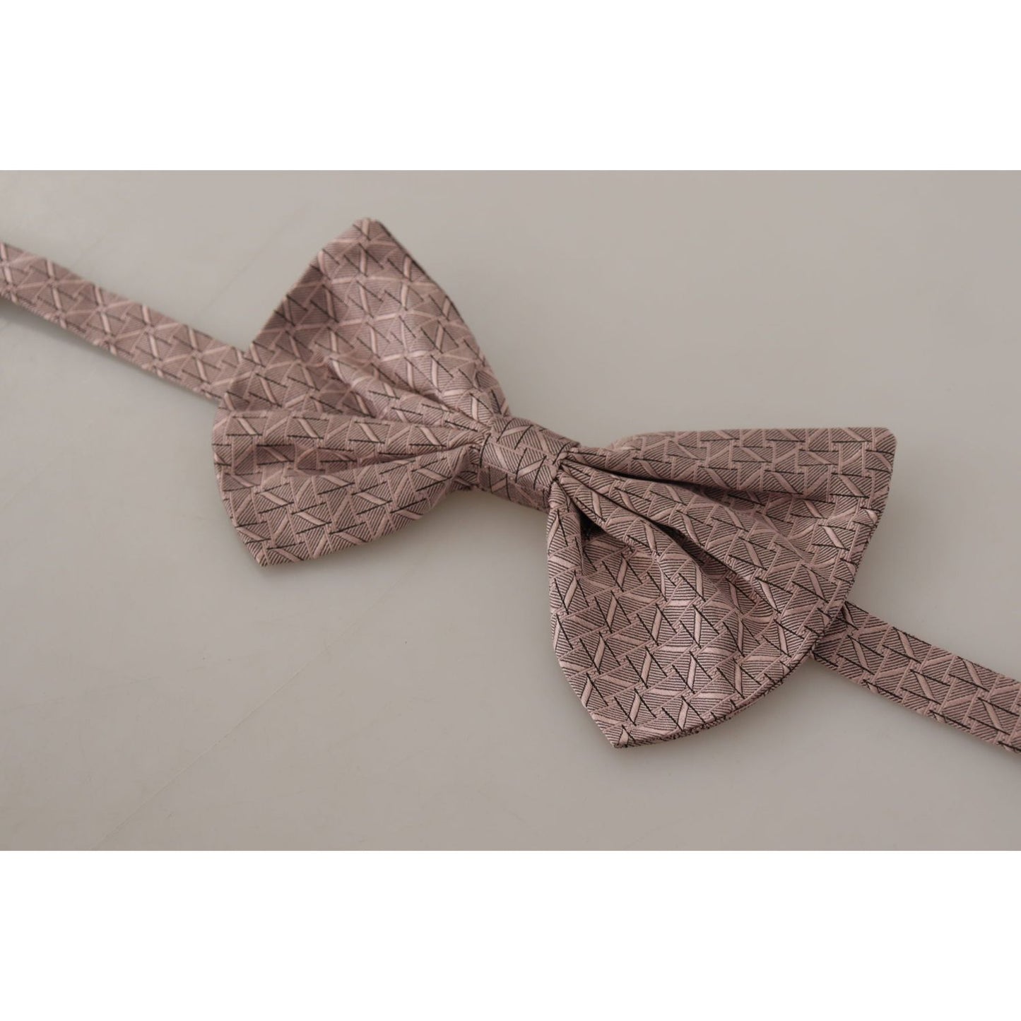 Dolce & Gabbana Elegant Silk Gray Bow Tie - Men's Formalwear Dolce & Gabbana