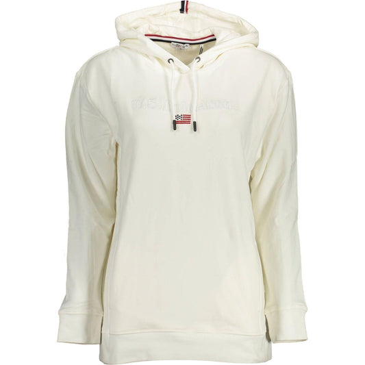 U.S. POLO ASSN. White Cotton Women Sweater U.S. POLO ASSN.