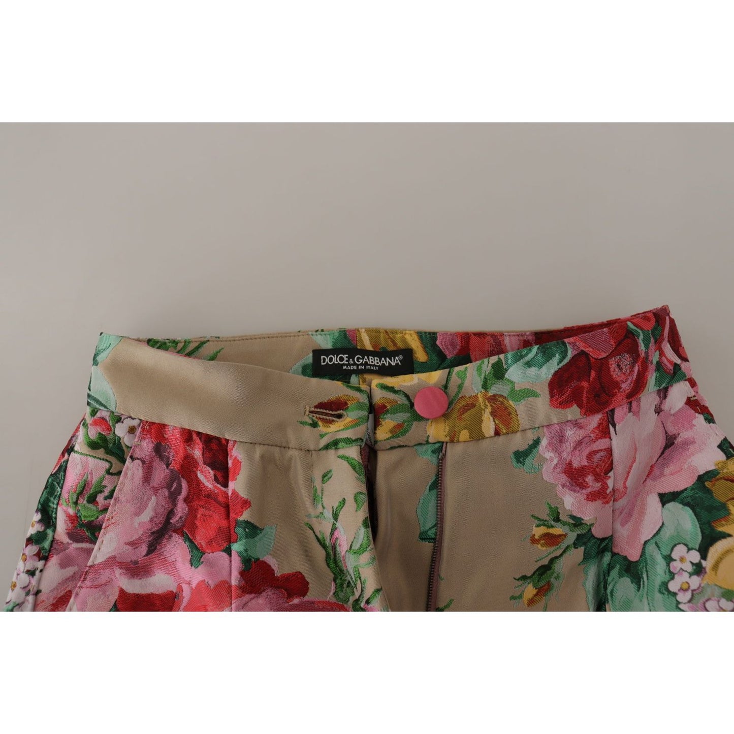 Dolce & Gabbana Floral High-Waist Dress Pants Dolce & Gabbana