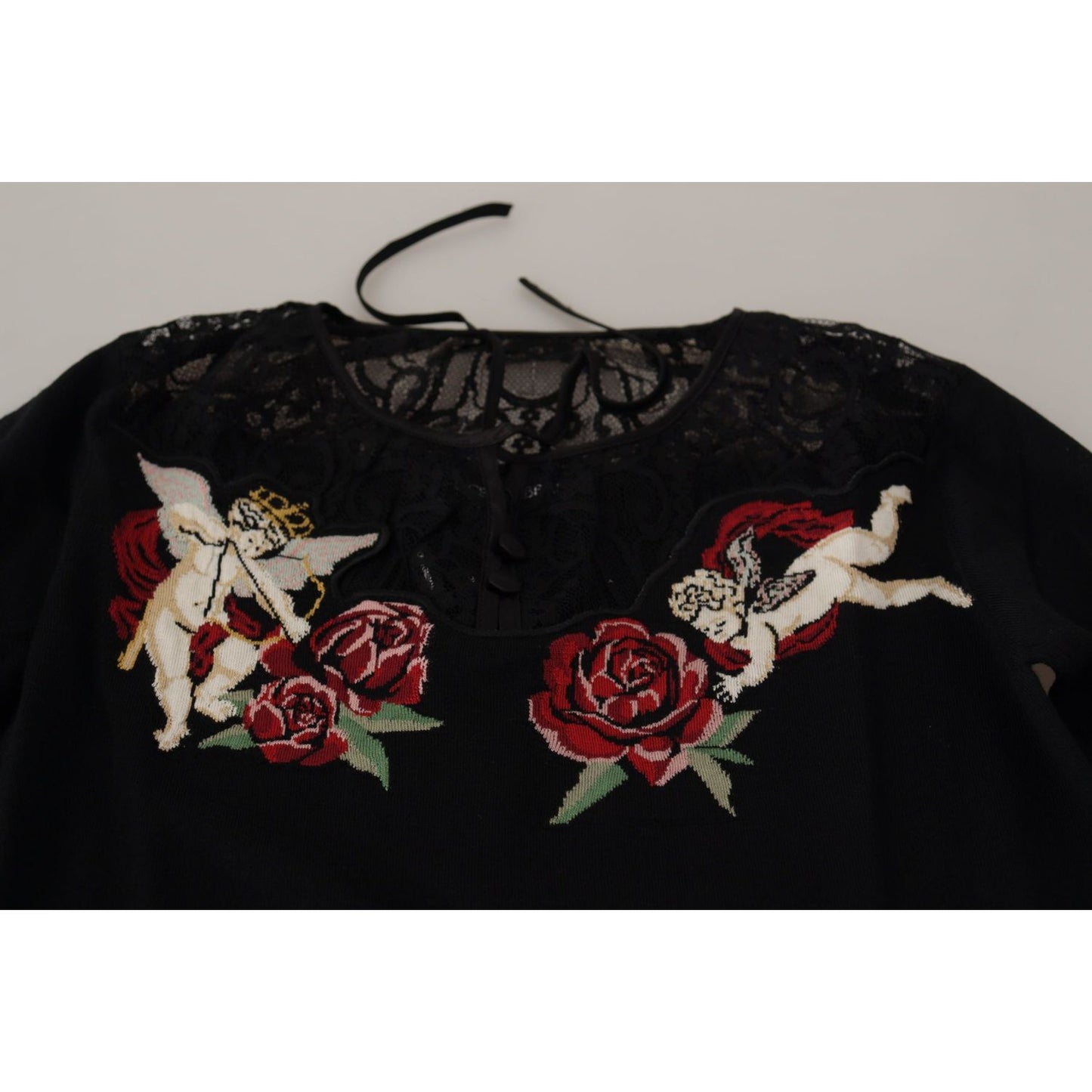 Dolce & Gabbana Embroidered Angel Cardigan Sweater Dolce & Gabbana