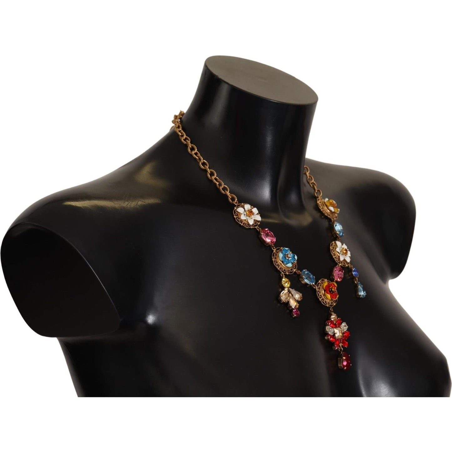 Dolce & Gabbana Elegant Floral Statement Necklace WOMAN NECKLACE Dolce & Gabbana