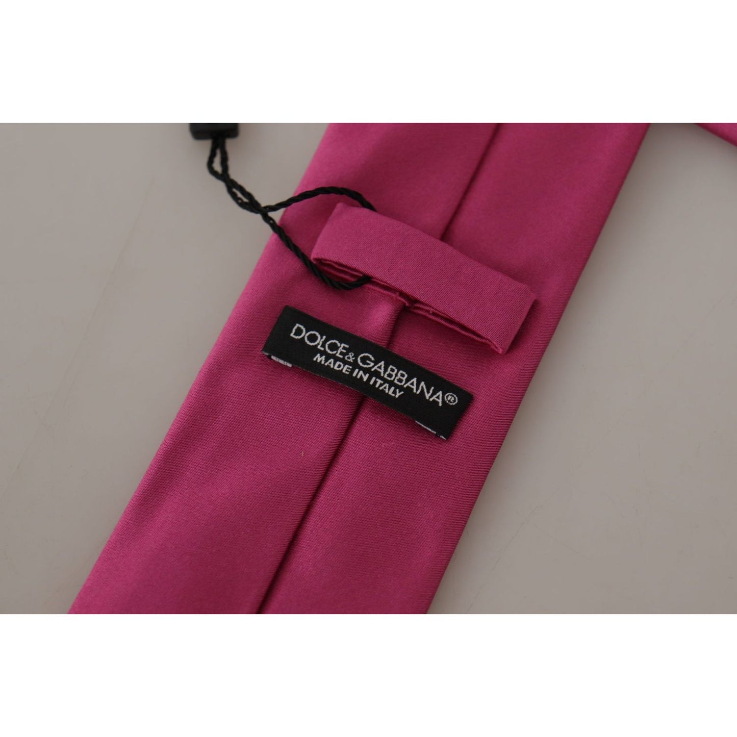 Dolce & Gabbana Elegant Pink Silk Bow Tie for the Dapper Gentleman Dolce & Gabbana