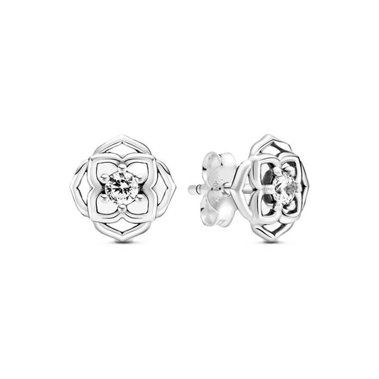 PANDORA JEWELS Mod. ROSE PETALS EARRINGS DESIGNER FASHION JEWELLERY PANDORA