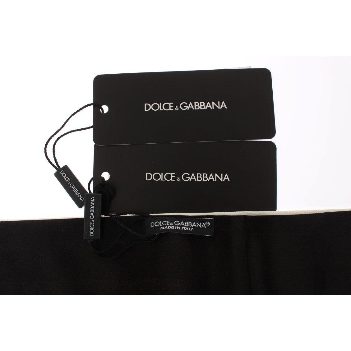 Dolce & Gabbana Exclusive White Silk Cummerbund Dolce & Gabbana