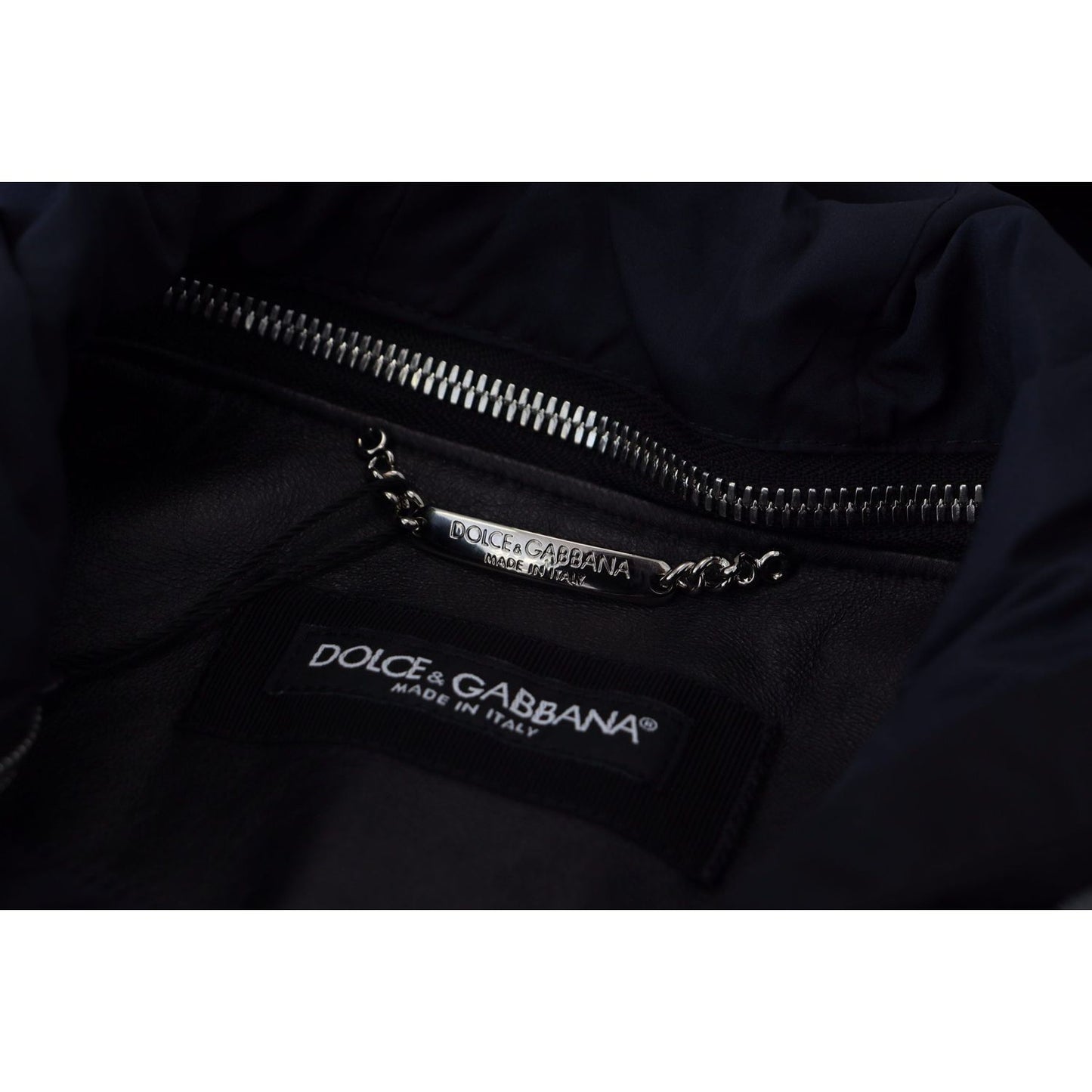 Dolce & Gabbana Elegant Black Bomber Blouson Jacket Dolce & Gabbana