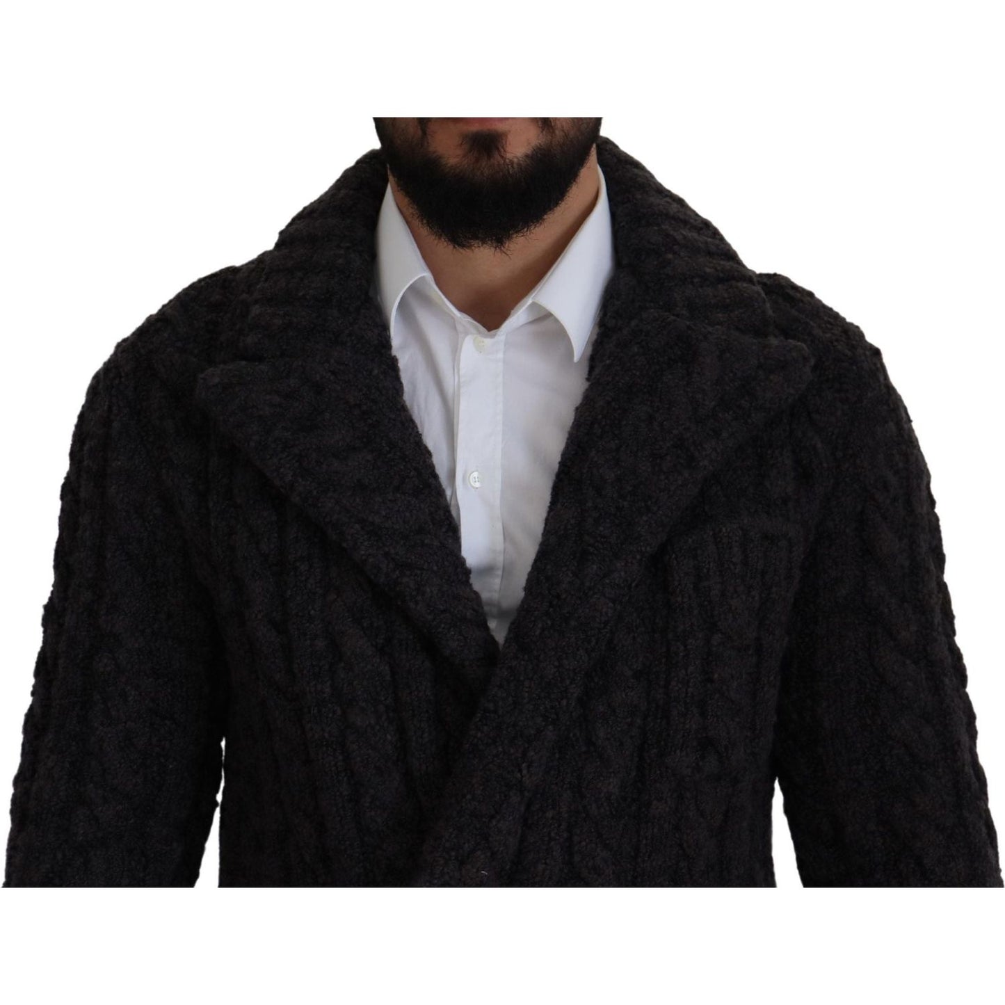 Dolce & Gabbana Elegant Double-Breasted Wool-Cashmere Coat Dolce & Gabbana