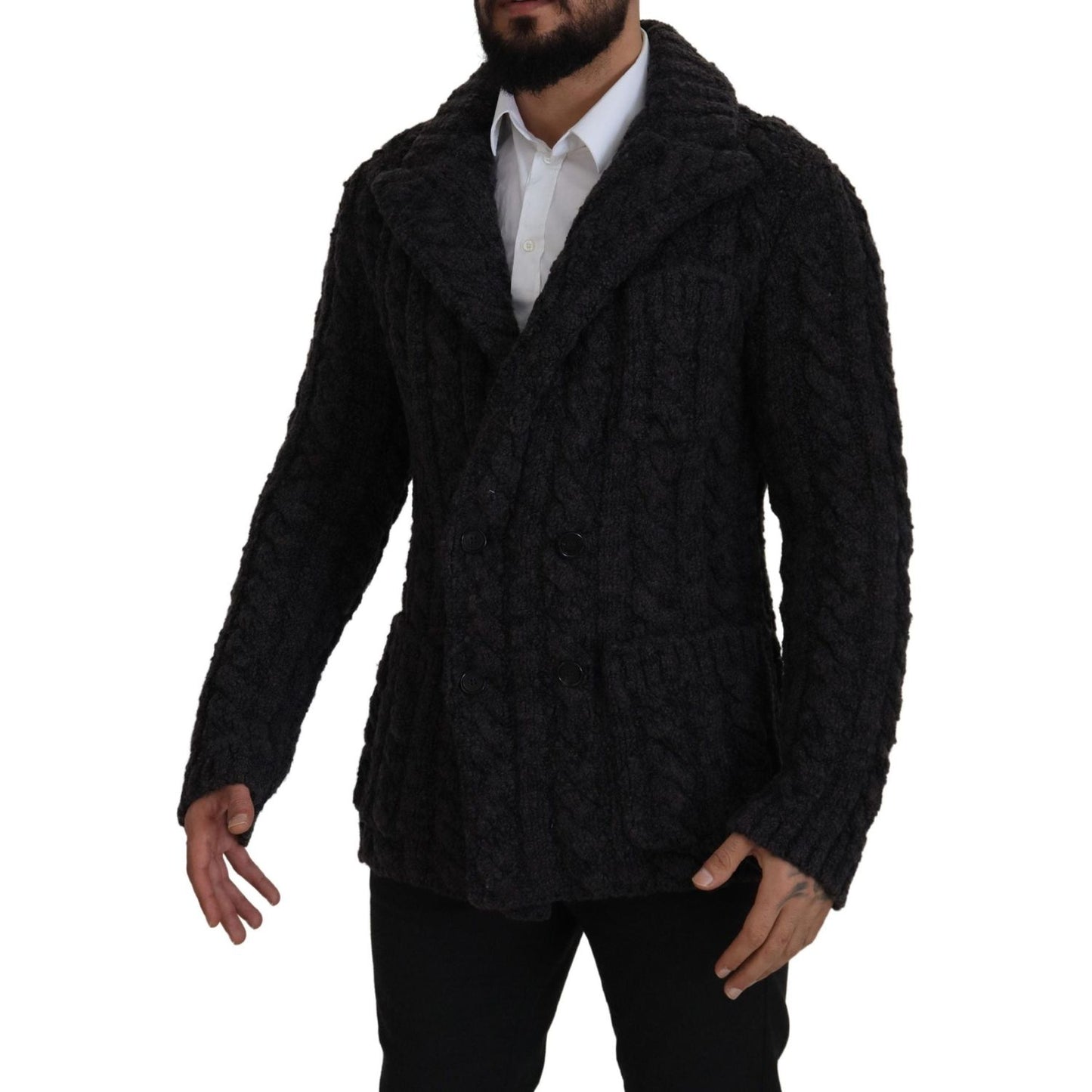 Dolce & Gabbana Elegant Double-Breasted Wool-Cashmere Coat Dolce & Gabbana