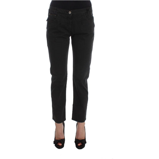 Costume National Chic Black Regular Fit Denim Jeans Jeans & Pants Costume National