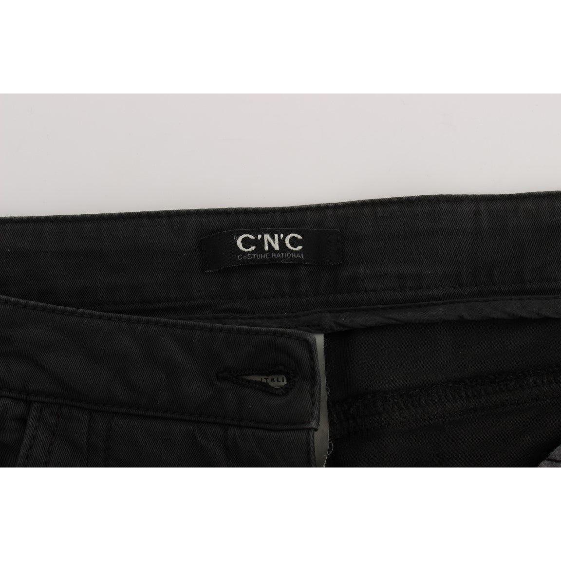 Costume National Chic Black Regular Fit Denim Jeans Jeans & Pants Costume National