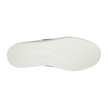 Dolce & Gabbana Purple Strass Canvas Logo Sneakers