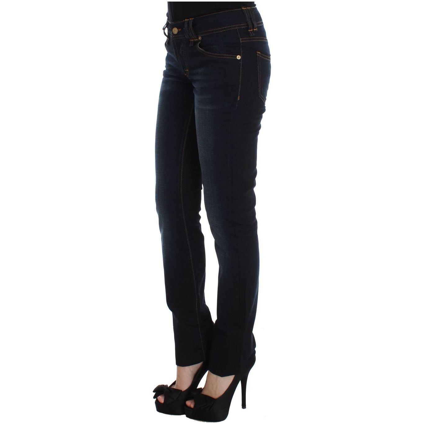 John Galliano Blue Wash Cotton Slim Fit Jeans