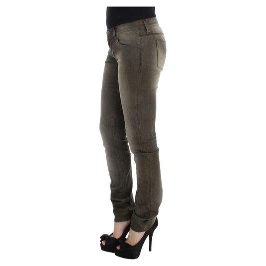 Ermanno Scervino Chic Gray Slim Fit Italian Denim Ermanno Scervino