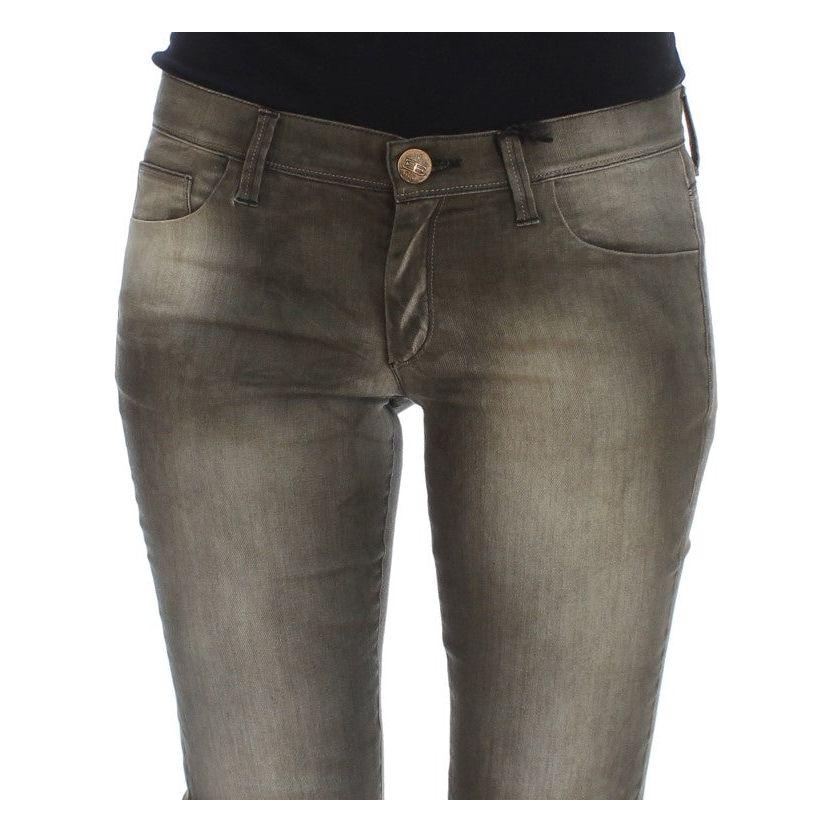 Ermanno Scervino Chic Gray Slim Fit Italian Denim Ermanno Scervino