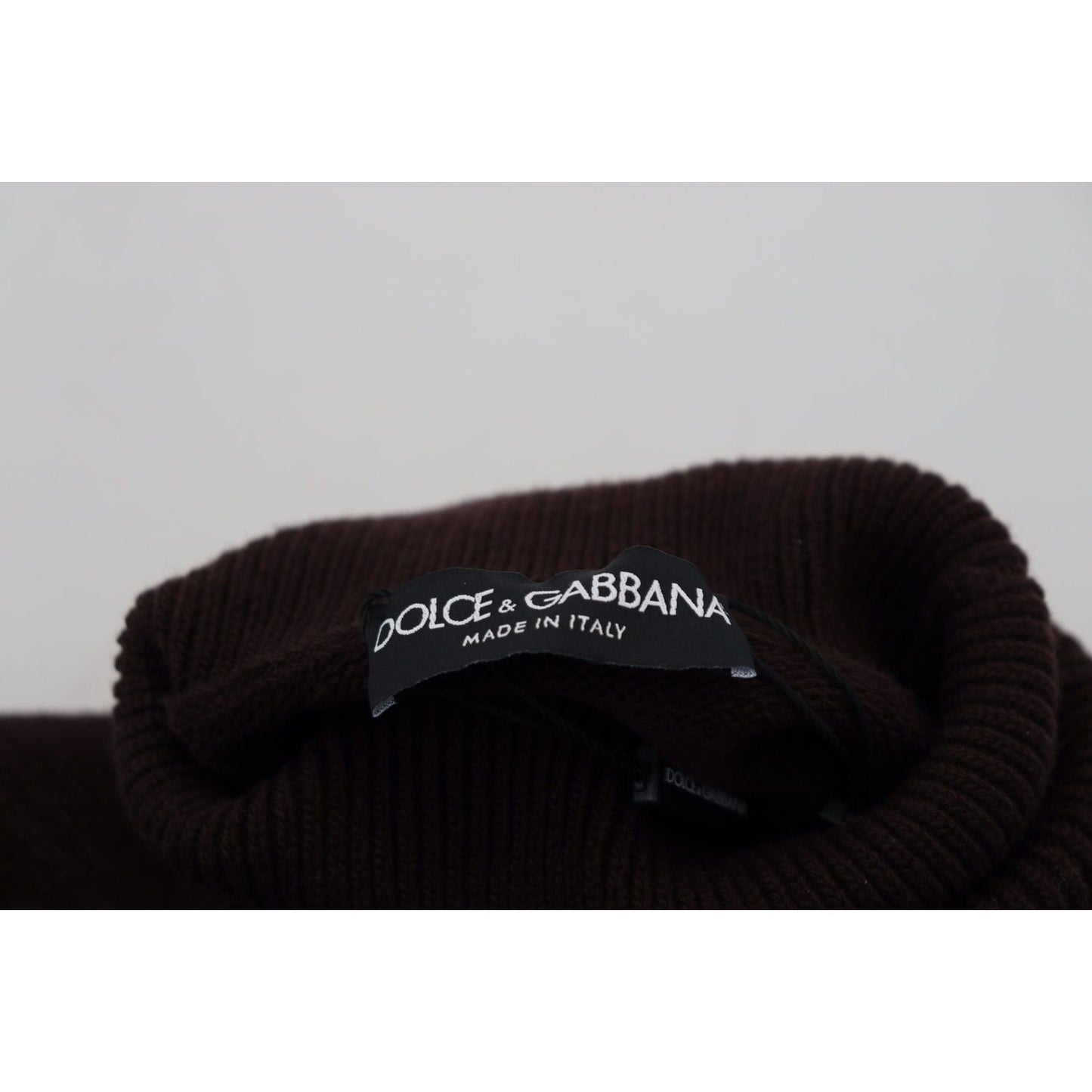 Dolce & Gabbana Elegant Turtleneck Wool Pullover Sweater Dolce & Gabbana