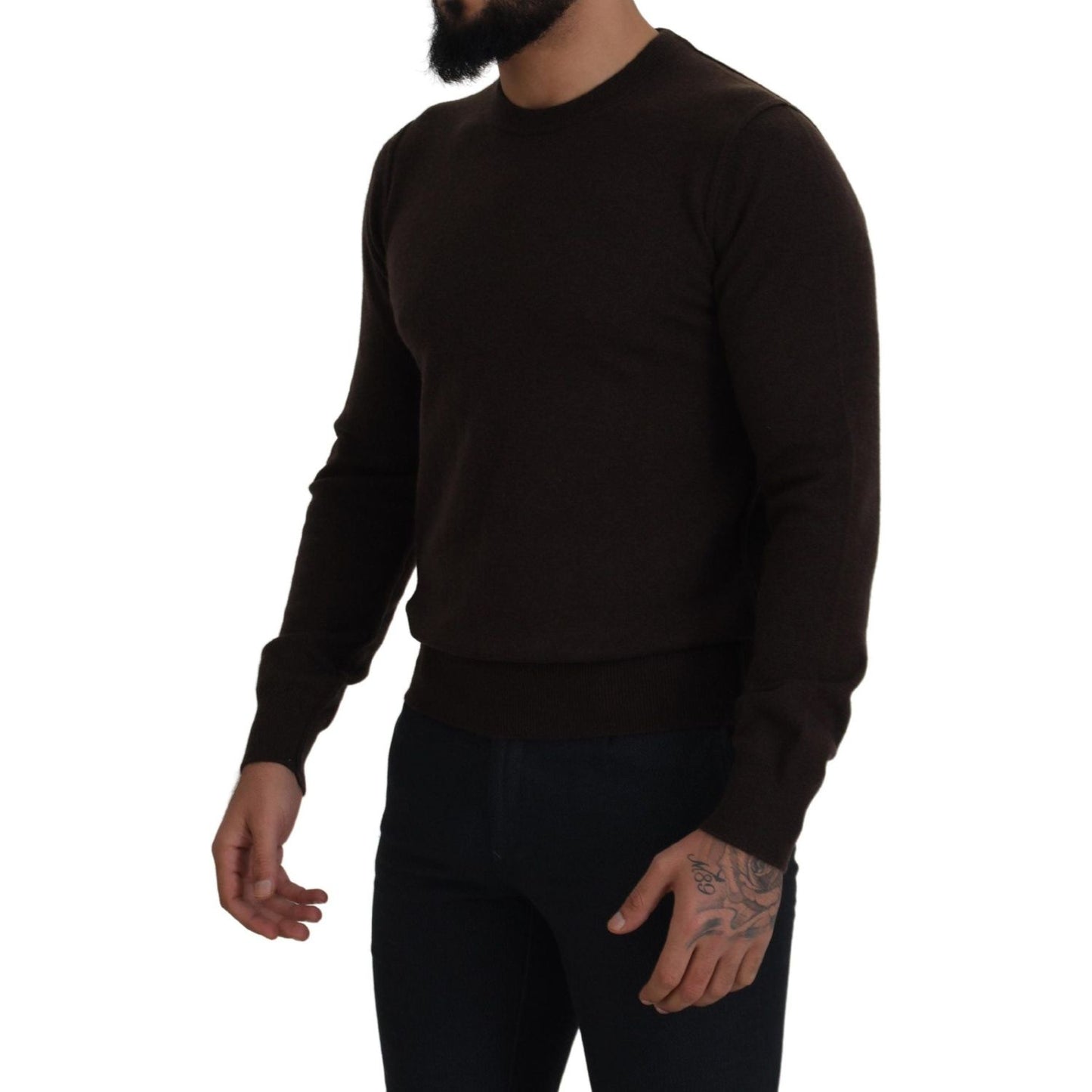 Dolce & Gabbana Elegant Cashmere Crew Neck Sweater Dolce & Gabbana