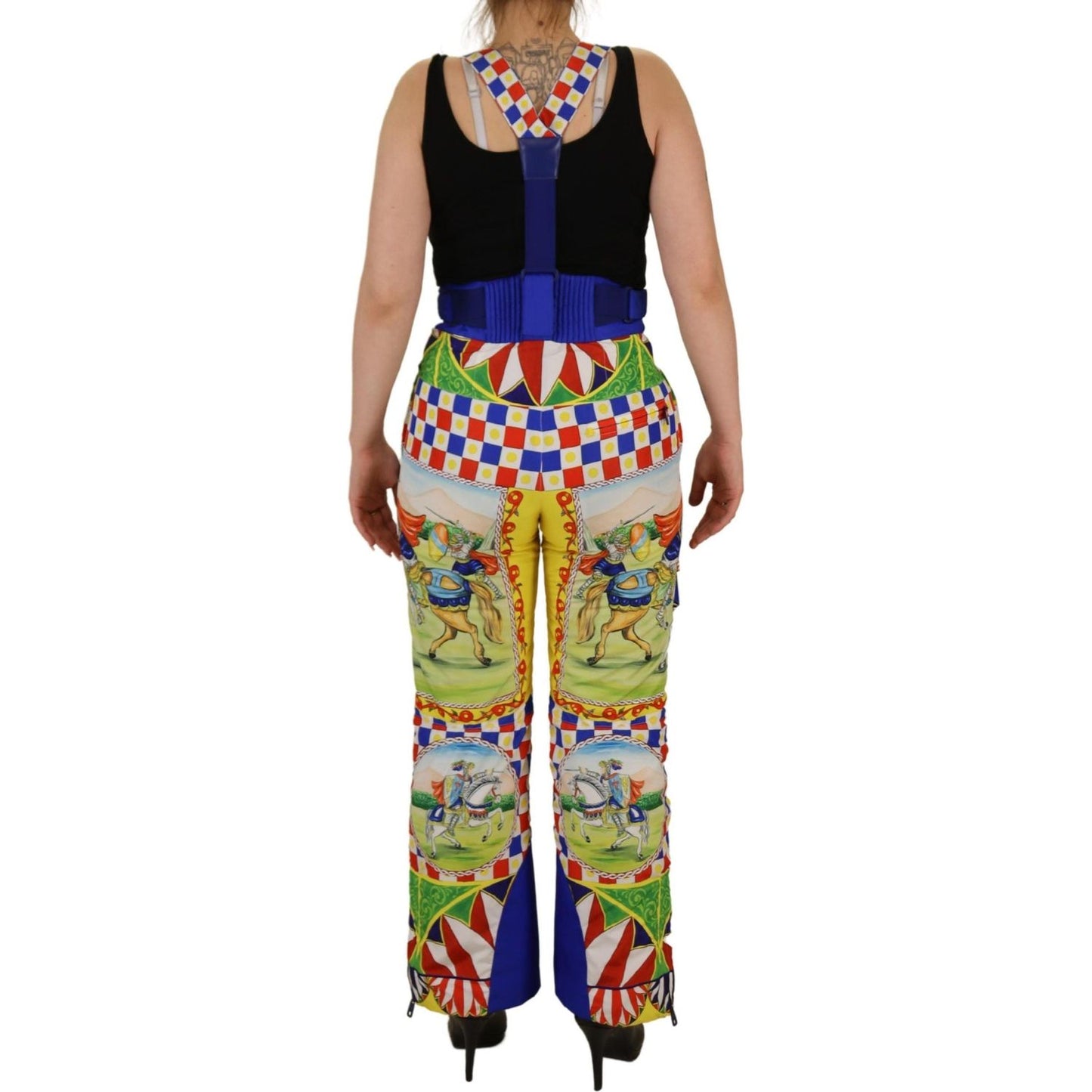 Dolce & Gabbana Multicolor High Waist Snow Pants Dolce & Gabbana