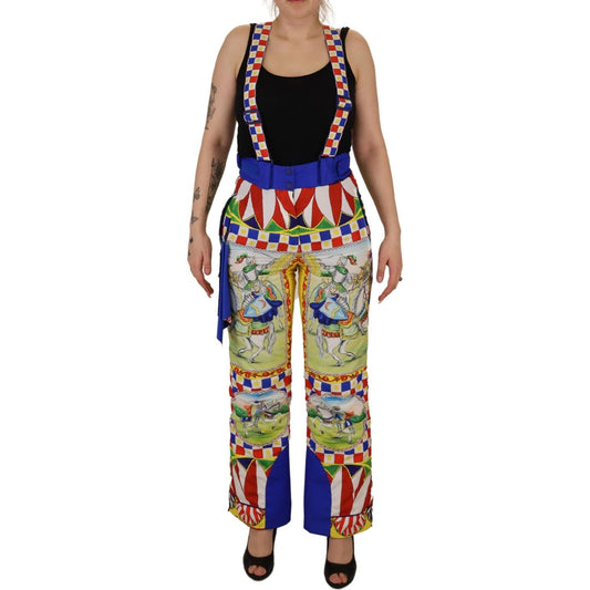 Dolce & Gabbana Multicolor High Waist Snow Pants Dolce & Gabbana