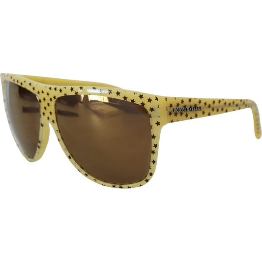 Dolce & Gabbana Stellar Chic Square Sunglasses in Yellow Dolce & Gabbana