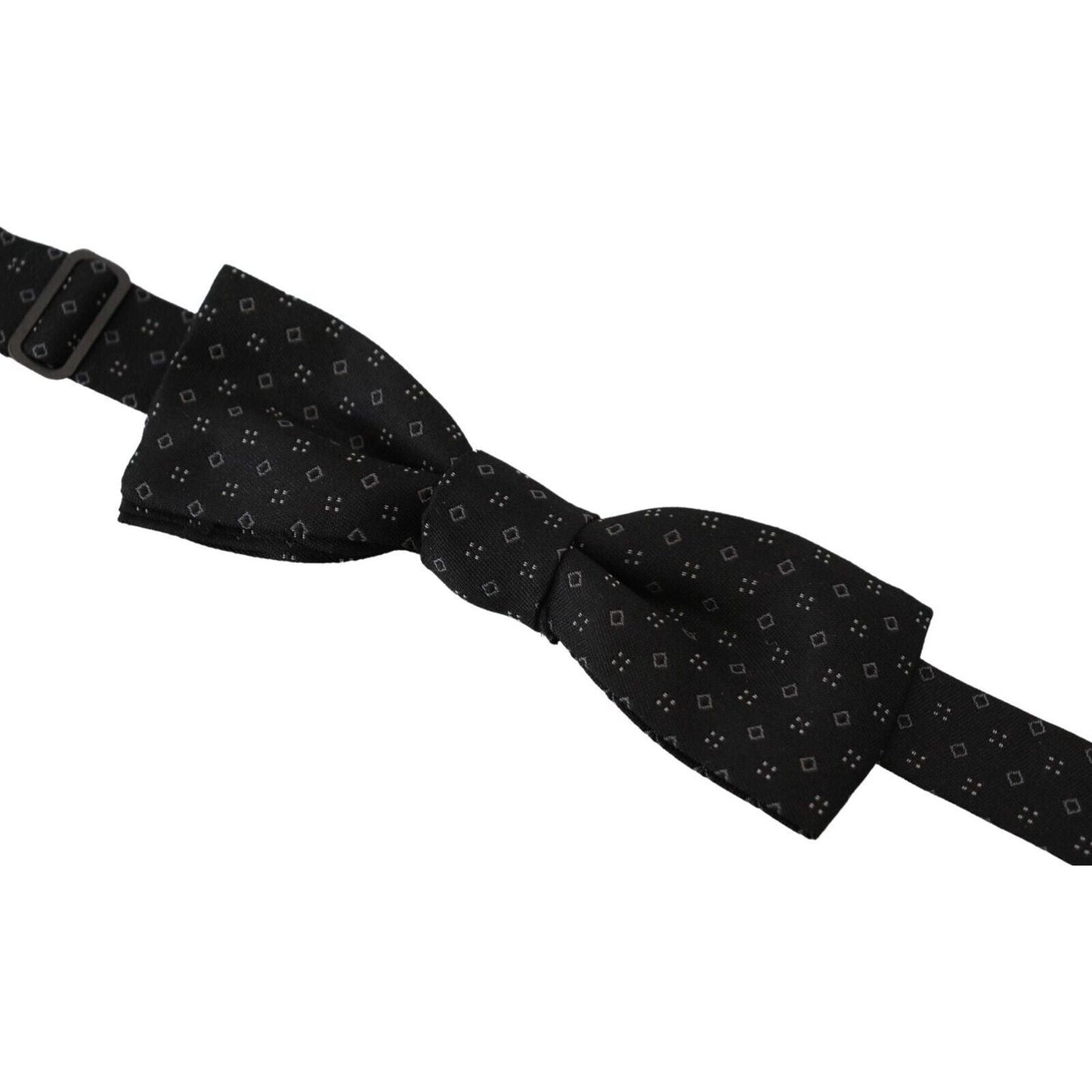 Dolce & Gabbana Elegant Silk Black Bow Tie for Men Dolce & Gabbana