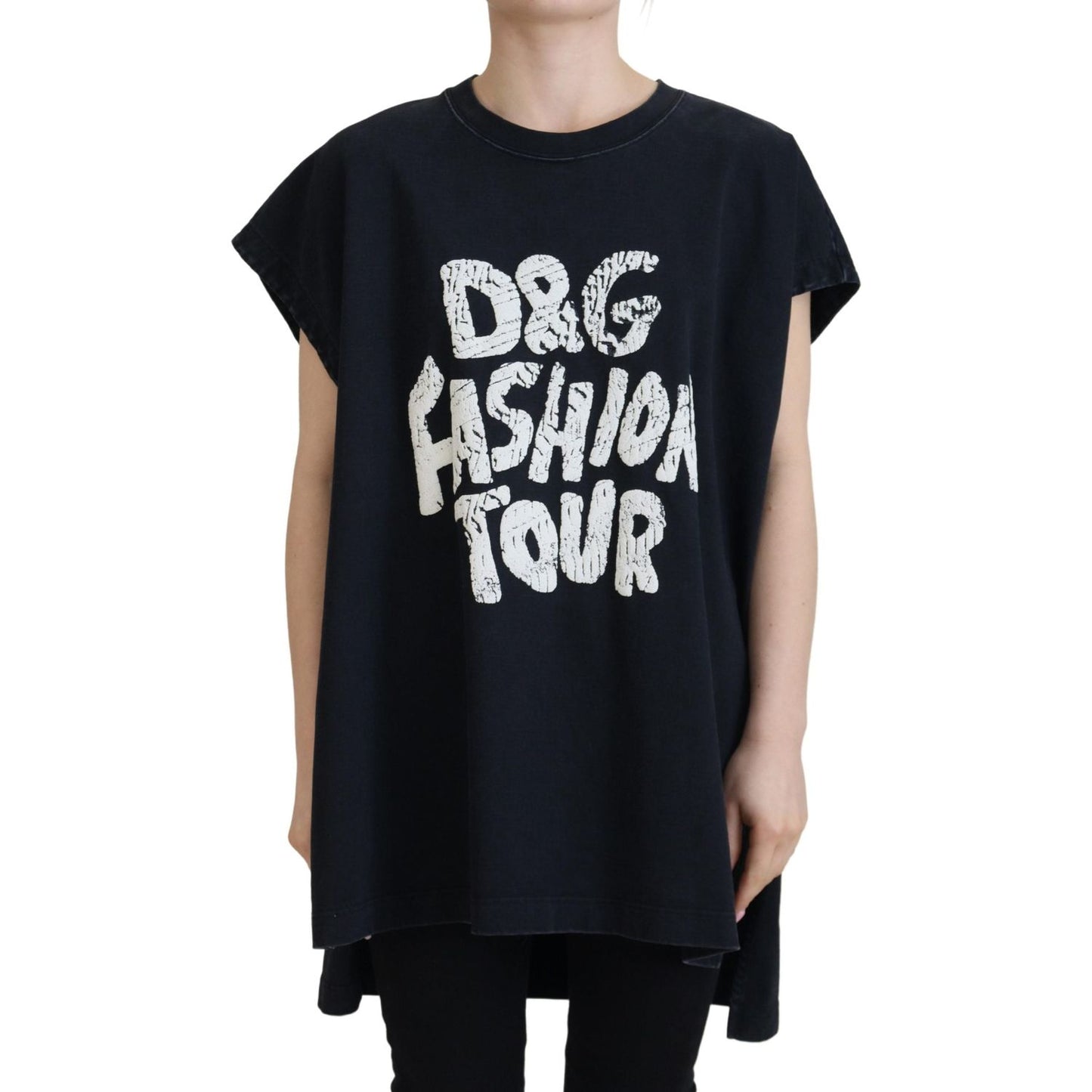 Dolce & Gabbana Elegant Cotton Round Neck Tee with Print Dolce & Gabbana