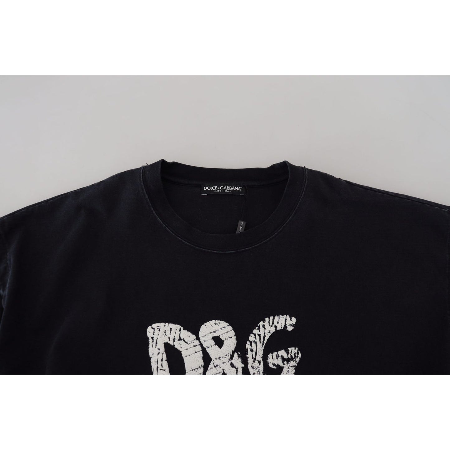 Dolce & Gabbana Elegant Cotton Round Neck Tee with Print Dolce & Gabbana