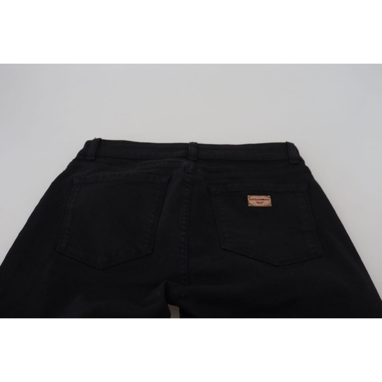 Dolce & Gabbana Elegant Black Denim Pants Dolce & Gabbana