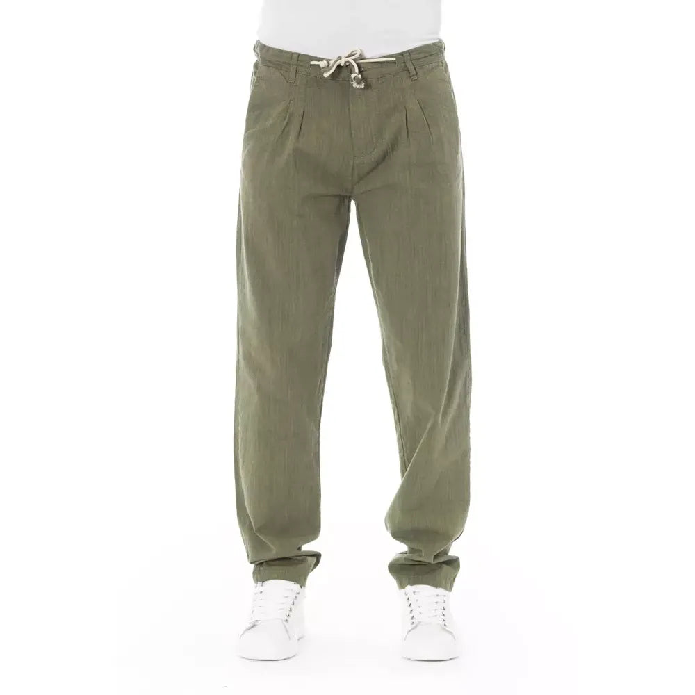 Baldinini Trend Army Cotton Jeans & Pant