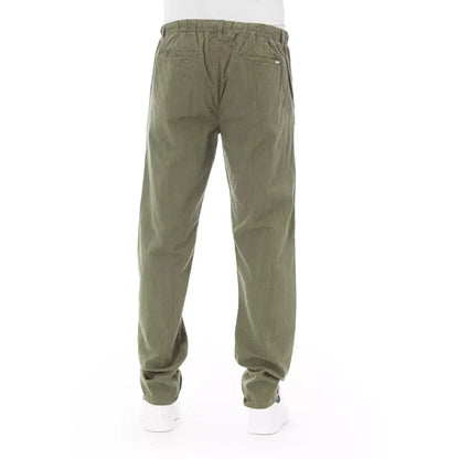 Baldinini Trend Army Cotton Jeans & Pant