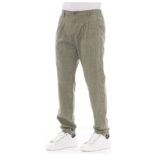 Baldinini Trend Army Cotton Men Pant Baldinini Trend