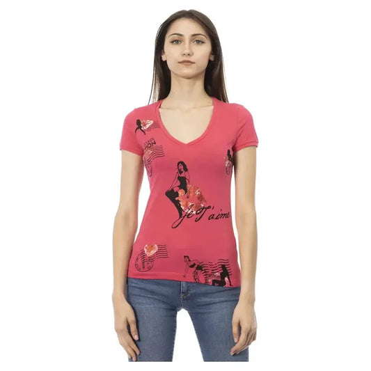 Trussardi Action Multicolor Cotton Women T-Shirt Trussardi Action