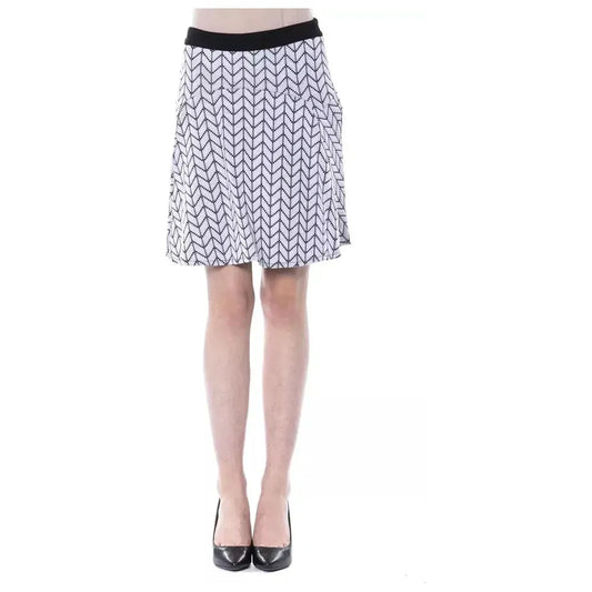 BYBLOS Black Marabou Women Skirt
