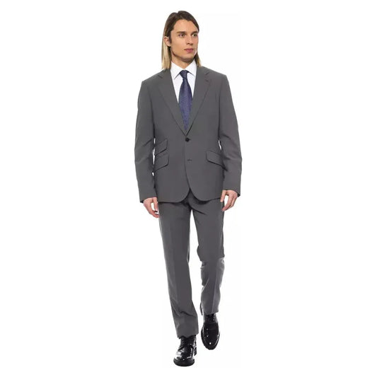 Billionaire Italian Couture Gray Wool Mens Suit Billionaire Italian Couture