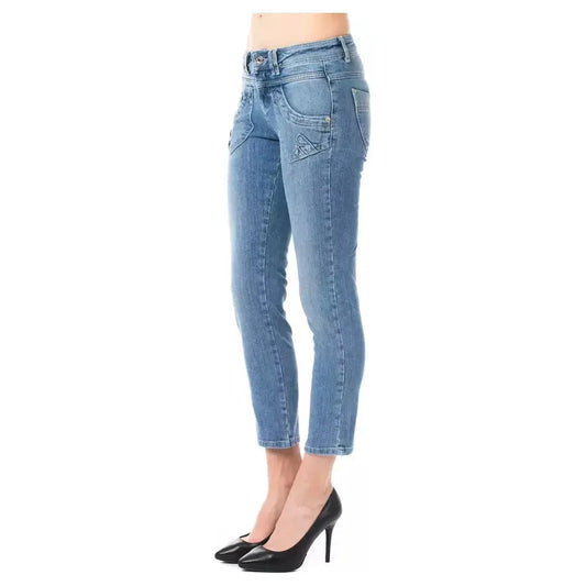 Ungaro Fever Light Blue Cotton Women Jeans Ungaro Fever