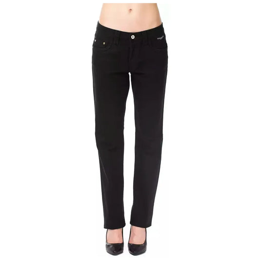 Ungaro Fever Black Cotton Women Pants Ungaro Fever