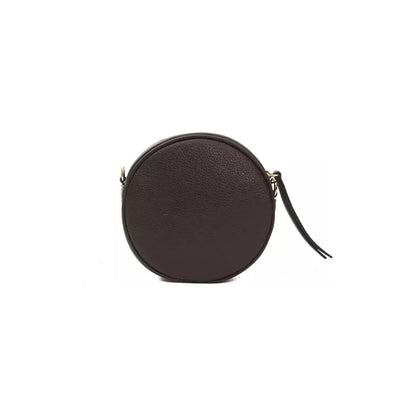 Pompei Donatella Brown Leather Women Crossbody Bag