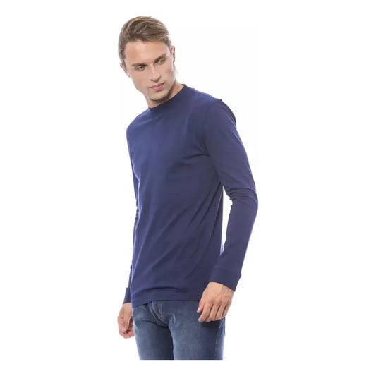 Verri Blue Cotton Men Sweater Verri